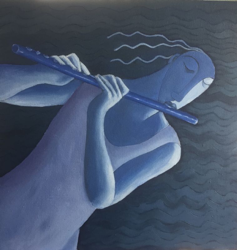 The Blue Flautist